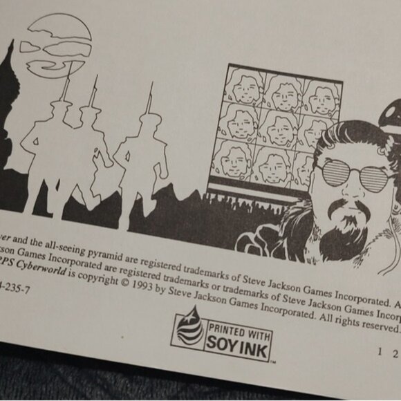 GURPS Cyberworld SJG RPG Sourcebook 1993 - Picture 6 of 6